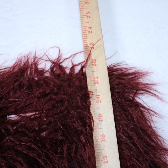 Zara Girls Outerwear Vest Burgundy 7/8 - Picture 5 of 10